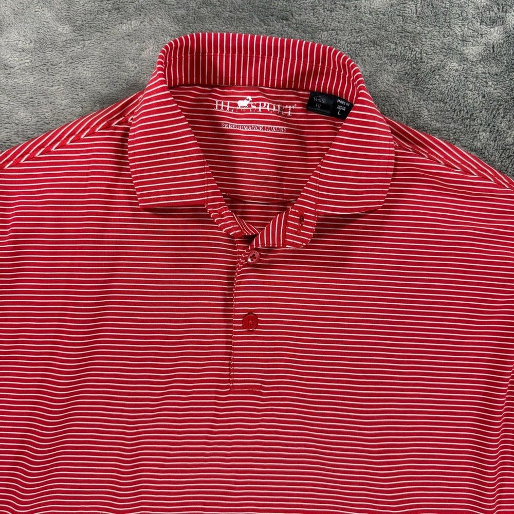 Horn Legend Sport Performance Luxury Youth Polo Mini Stripe Golf Athleisure